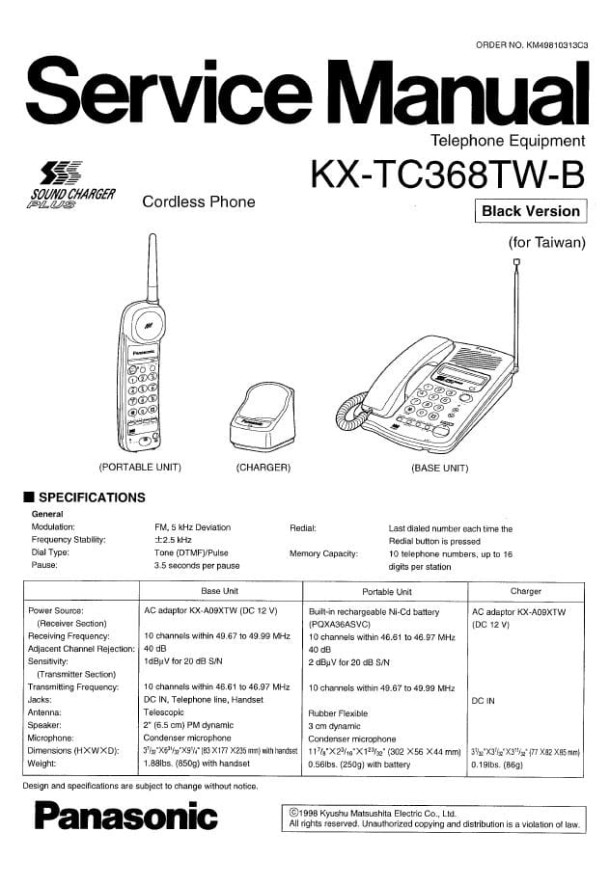 KX-TC368TW-B